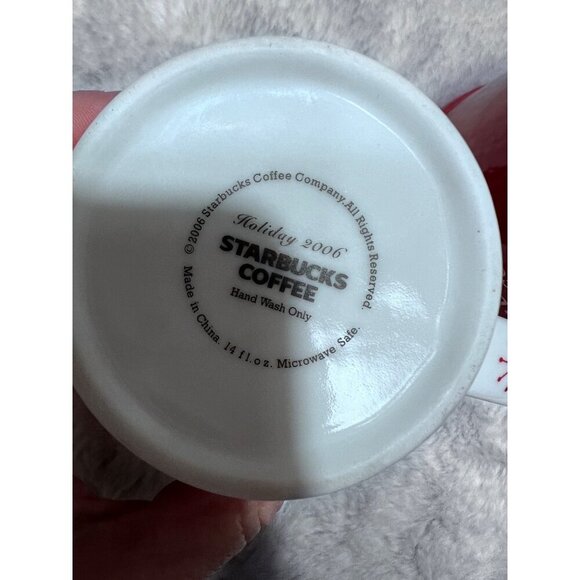 Starbucks peace Christmas mug & Abbey Mug lot - Picture 6 of 6